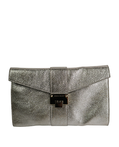 Envelope Chain Clutch Bag, front view